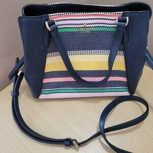 Kate Spade Jackson Boardwalk Stripe Medium Satchel NWT Multi Leather
